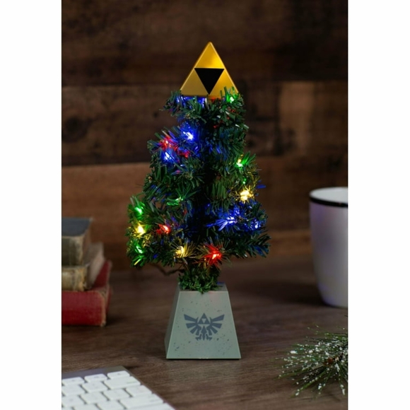 The Legend of Zelda Triforce LED USB-Powered Light-Up Desktop Holiday Tree - Picture 4 of 4